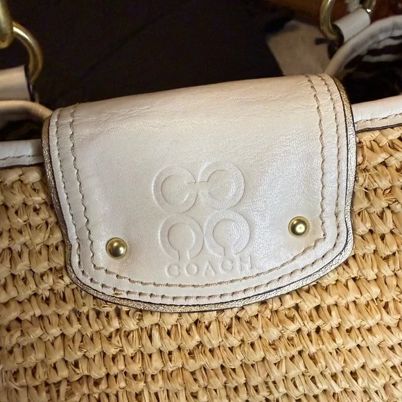 Coach Hampton Floral Applique Purse